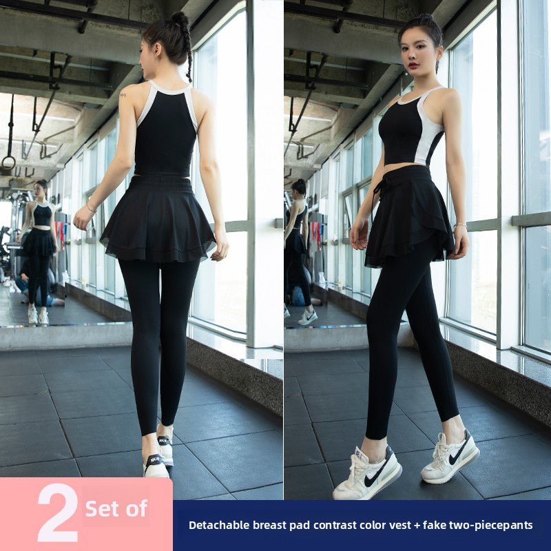 Women's Yoga Clothing Set Quick-Drying Fitness Outfit