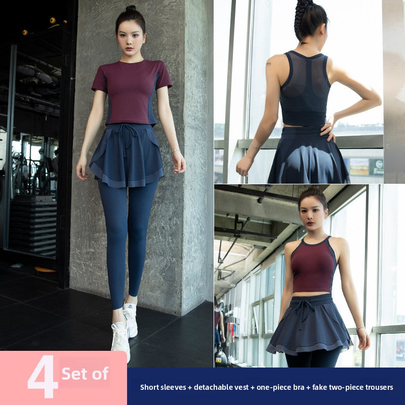 Women's Yoga Clothing Set Quick-Drying Fitness Outfit
