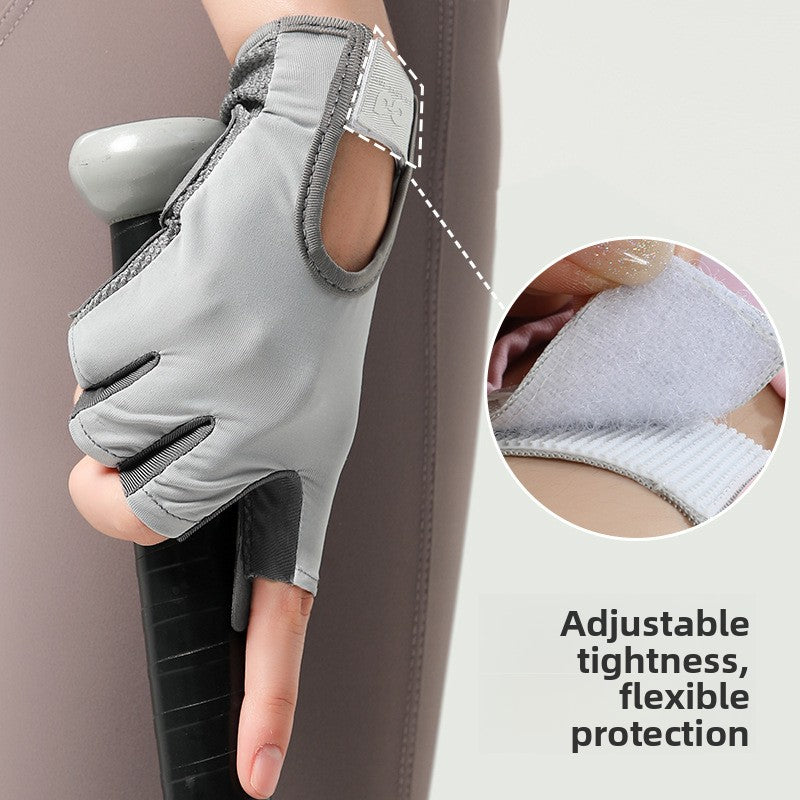 Women's Yoga Fitness Half-Finger Sports Gloves
