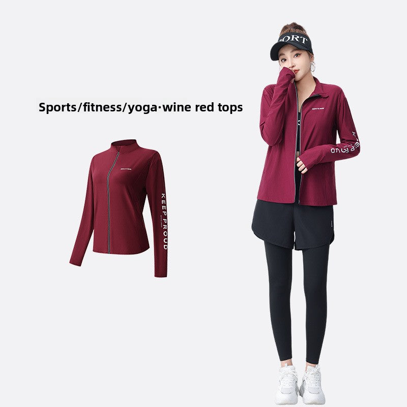 Women's Yoga Fitness Two-Piece Set