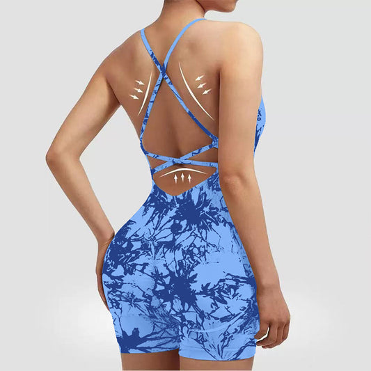 Women's Yoga Jumpsuit with Shorts