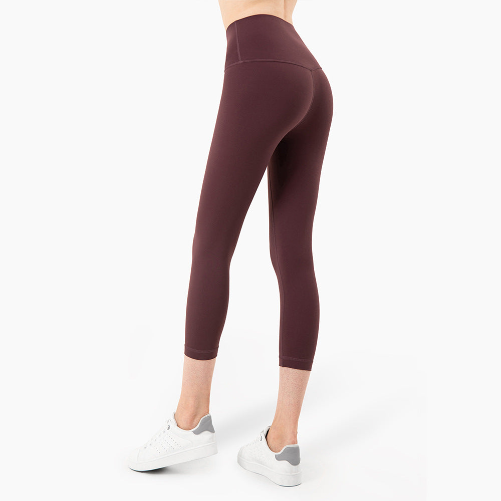 Women's yoga pants with high waist and abdominal support