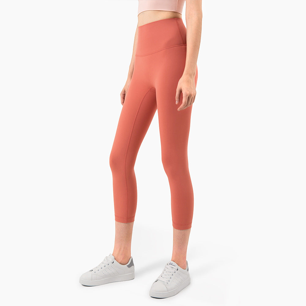 Women's yoga pants with high waist and abdominal support