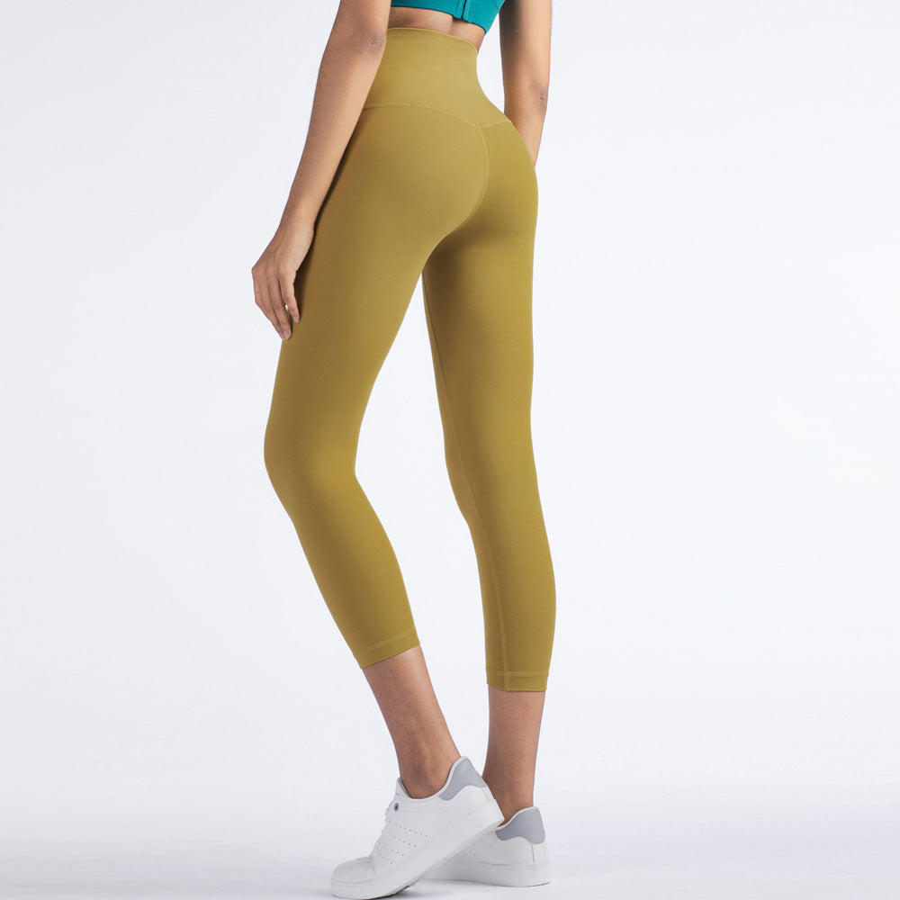 Women's yoga pants with high waist and abdominal support