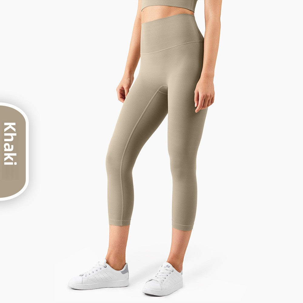 Women's yoga pants with high waist and abdominal support