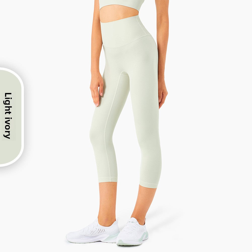 Women's yoga pants with high waist and abdominal support