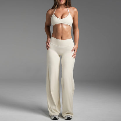 Women's Yoga Sports Bra and Pants Set