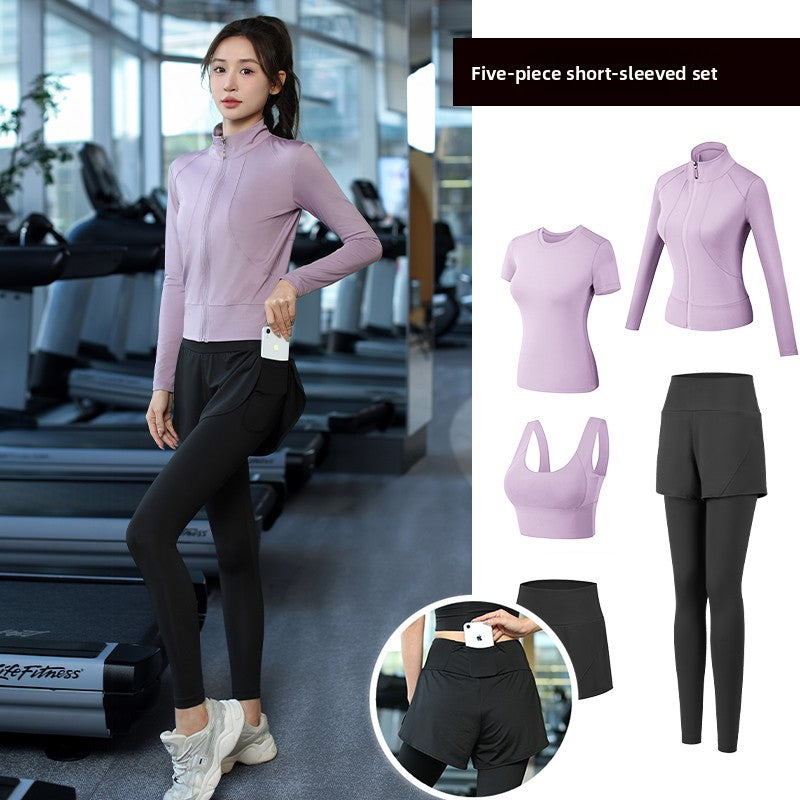 Women's Yoga Sportswear Set Quick-Dry Fitness Outfit