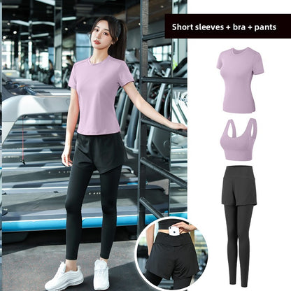 Women's Yoga Sportswear Set Quick-Dry Fitness Outfit