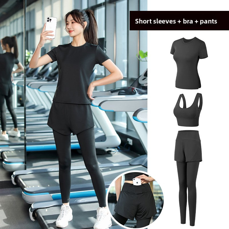 Women's Yoga Sportswear Set Quick-Dry Fitness Outfit