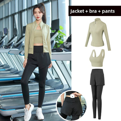 Women's Yoga Sportswear Set Quick-Dry Fitness Outfit