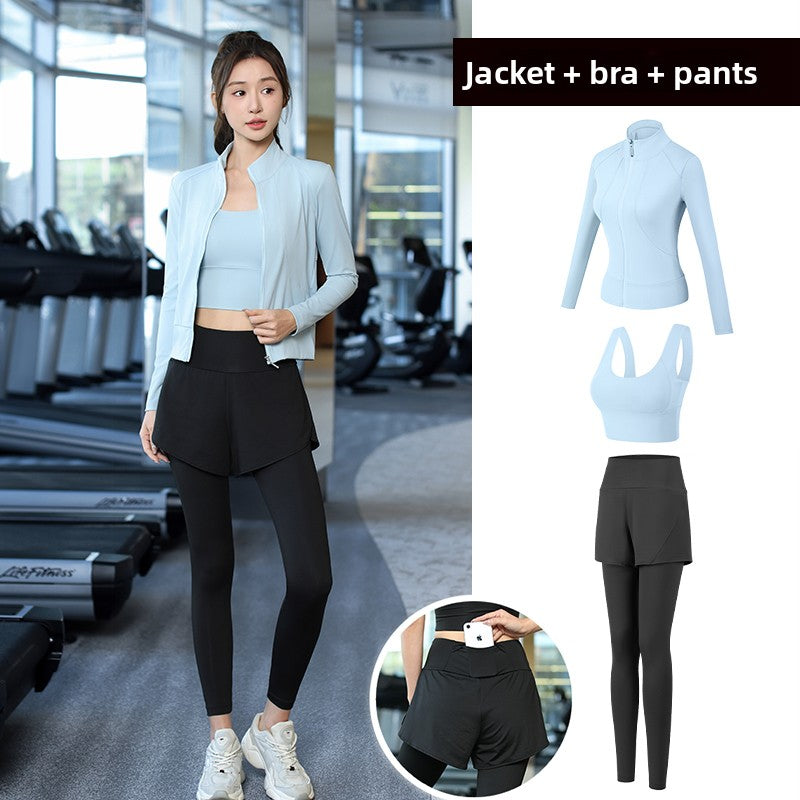 Women's Yoga Sportswear Set Quick-Dry Fitness Outfit