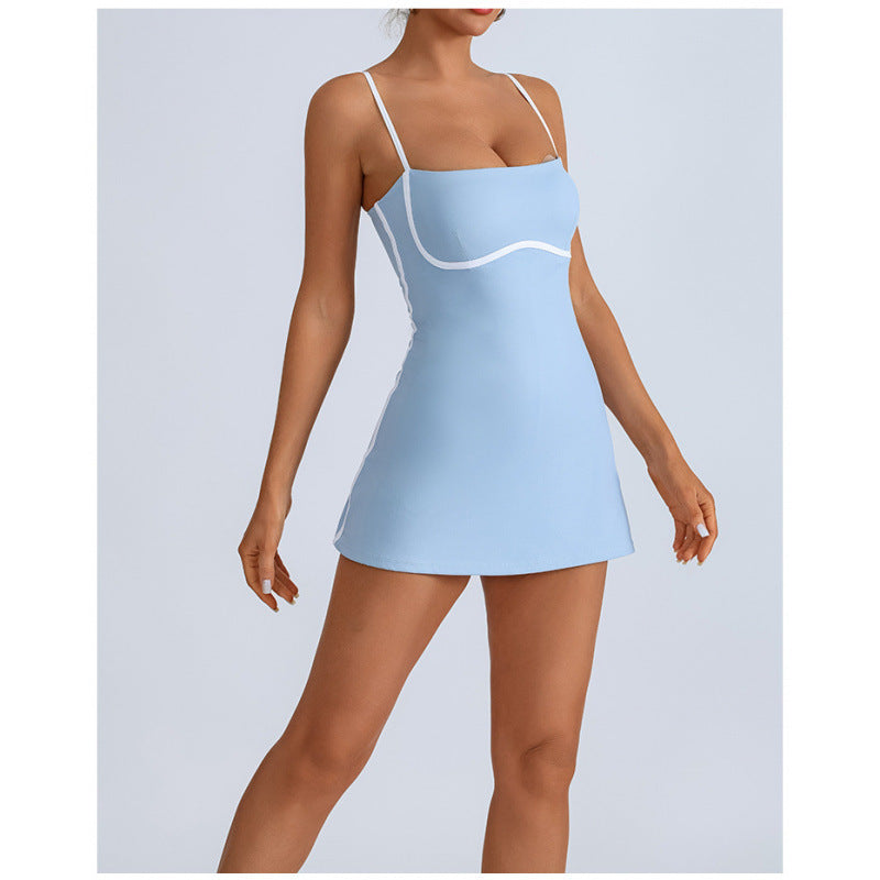 Women's Yoga Tennis Skirt with Built-in Padding