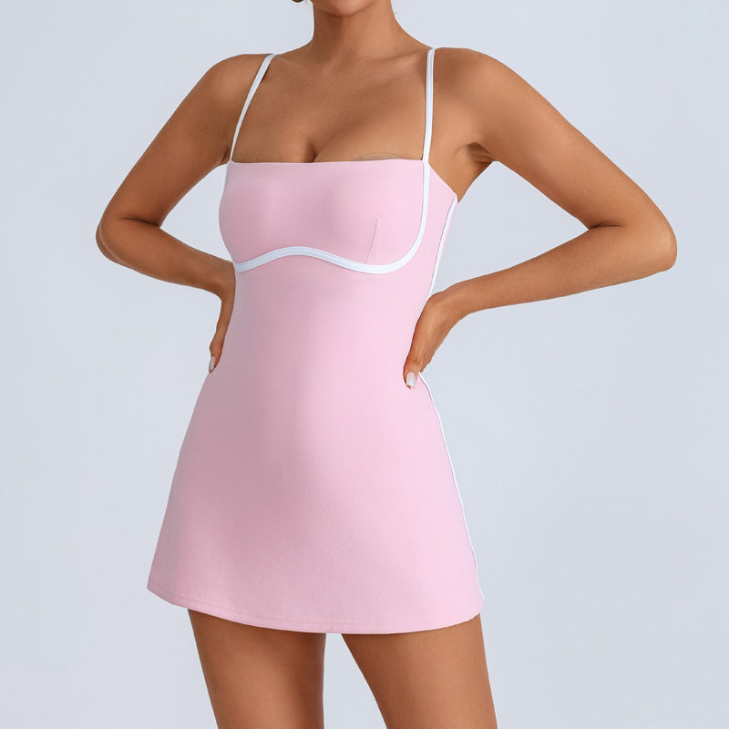 Women's Yoga Tennis Skirt with Built-in Padding