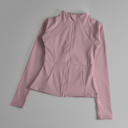 Women's Zipper Yoga Running Jacket