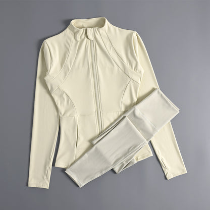 Women's Zipper Yoga Running Jacket