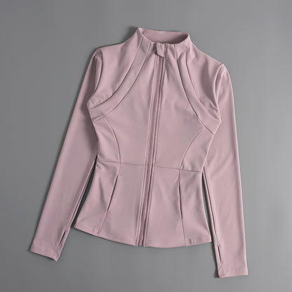 Women's Zipper Yoga Running Jacket