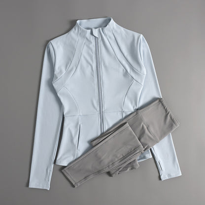Women's Zipper Yoga Running Jacket