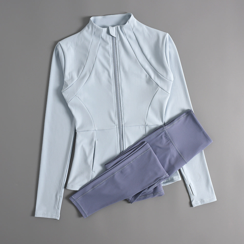 Women's Zipper Yoga Running Jacket