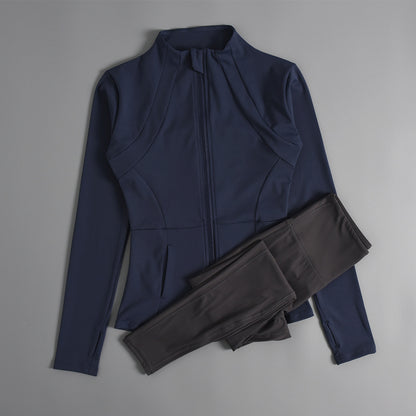 Women's Zipper Yoga Running Jacket