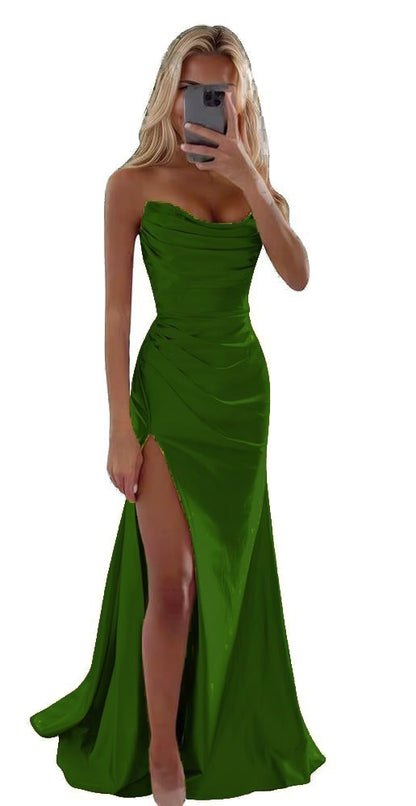 Women satin dress