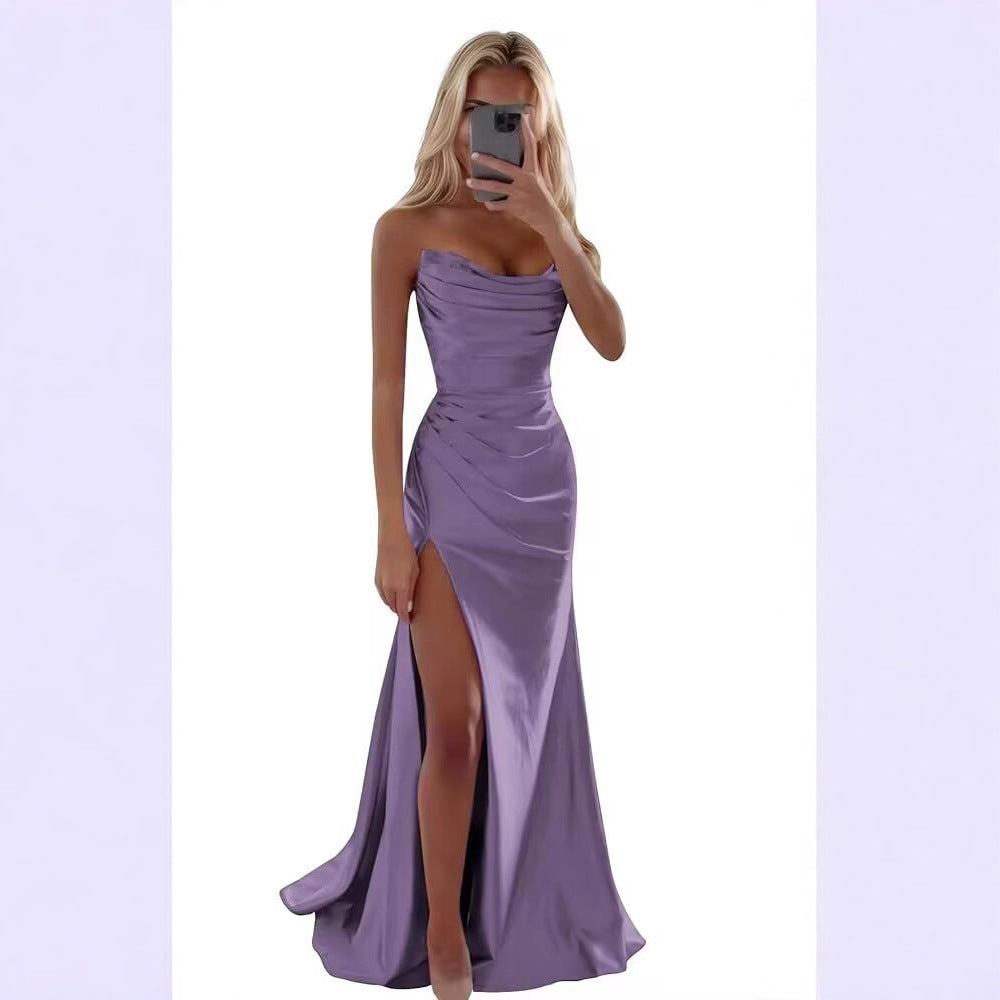 Women satin dress
