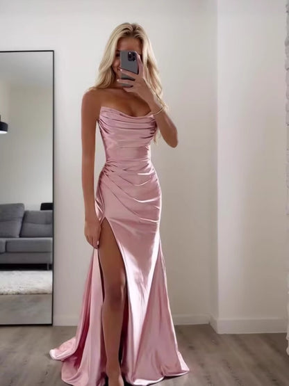 Women satin dress