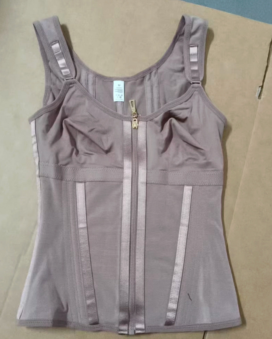 Women Shapewear Bodysuit with Zipper