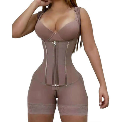 Women Shapewear Corset Steel Bones Waist Shaper