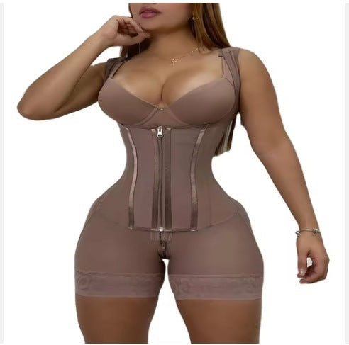 Women Shapewear Corset Steel Bones Waist Shaper