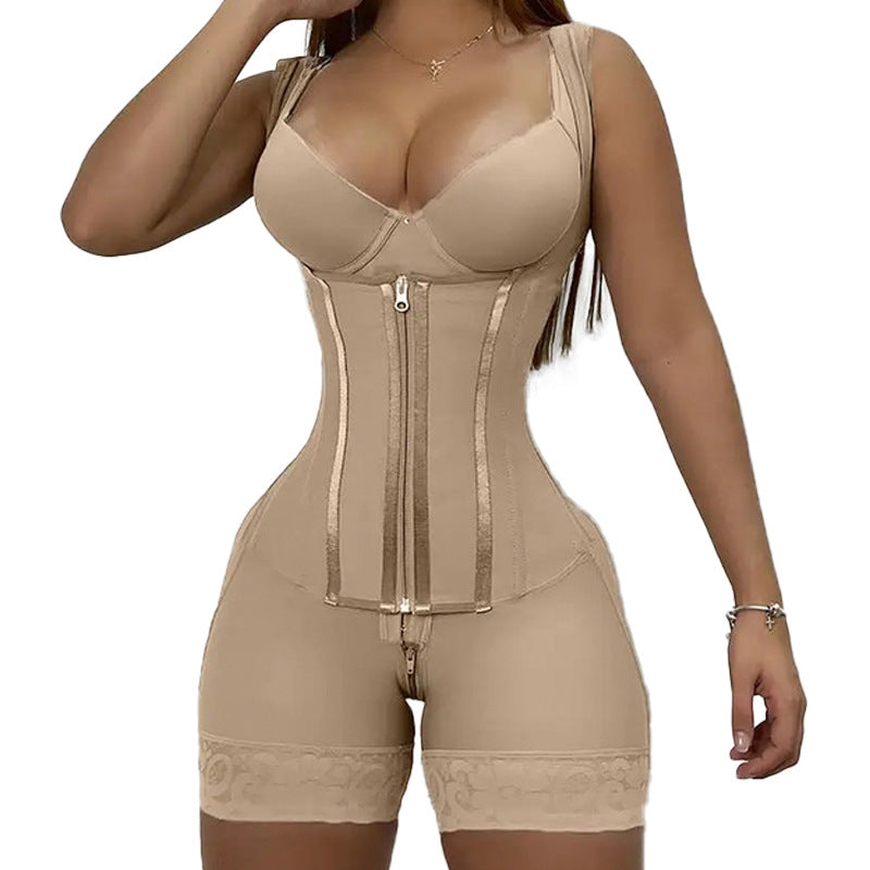 Women Shapewear Corset Steel Bones Waist Shaper
