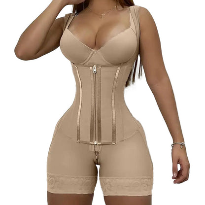Women Shapewear Corset Steel Bones Waist Shaper
