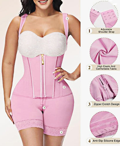 Women Shapewear Corset Steel Bones Waist Shaper