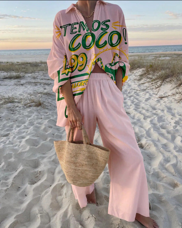 women shirt set