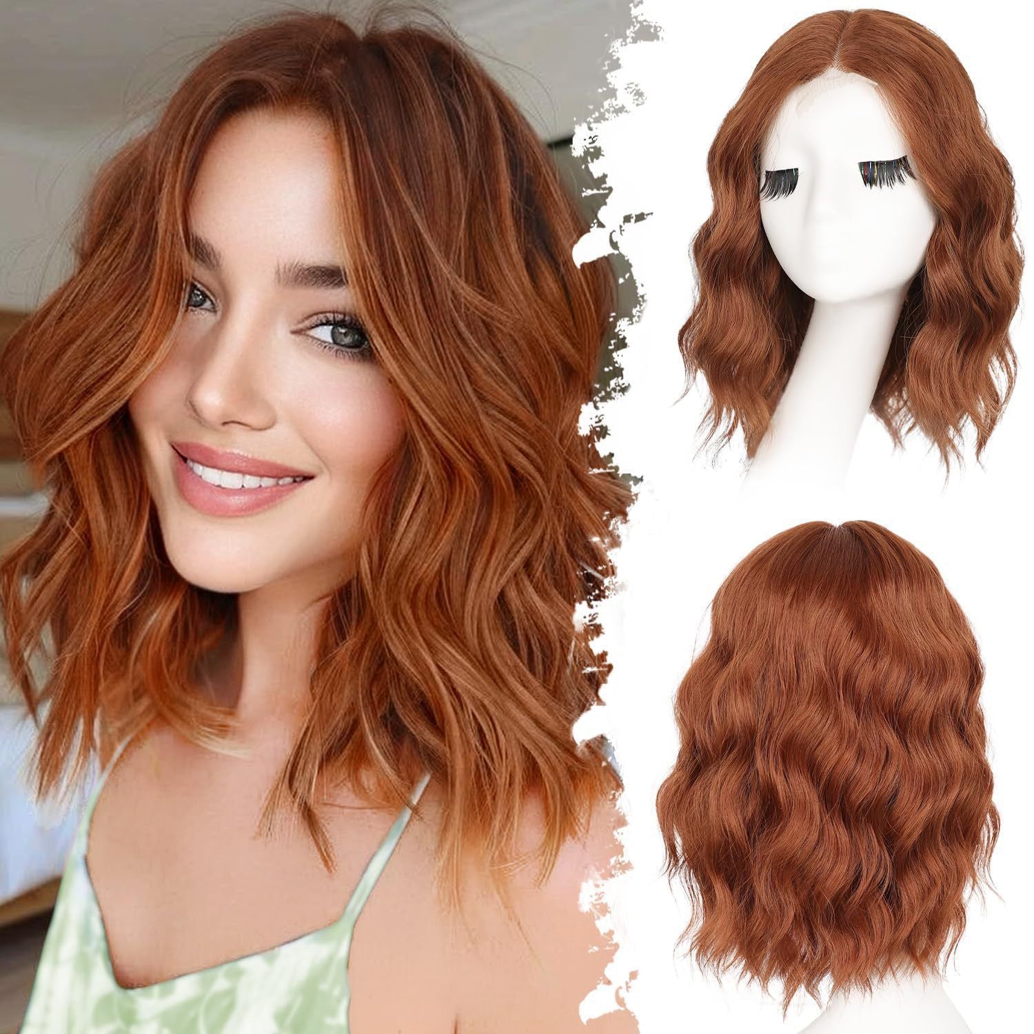 Women Short Curly Synthetic Wig