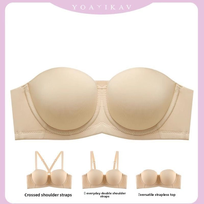 Women Strapless Push Up Bra