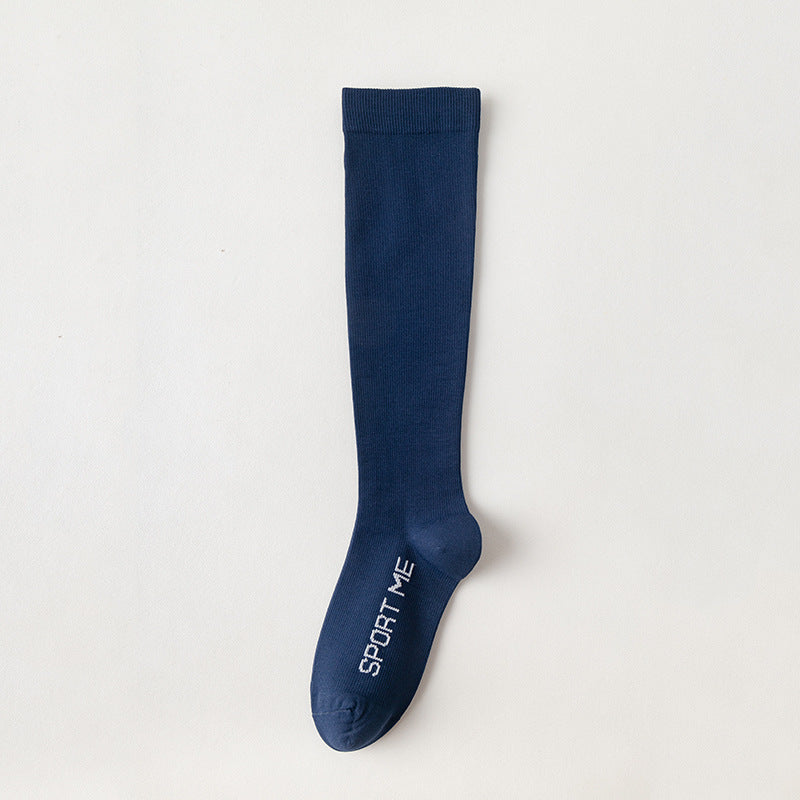 Women Striped Compression Sports Socks
