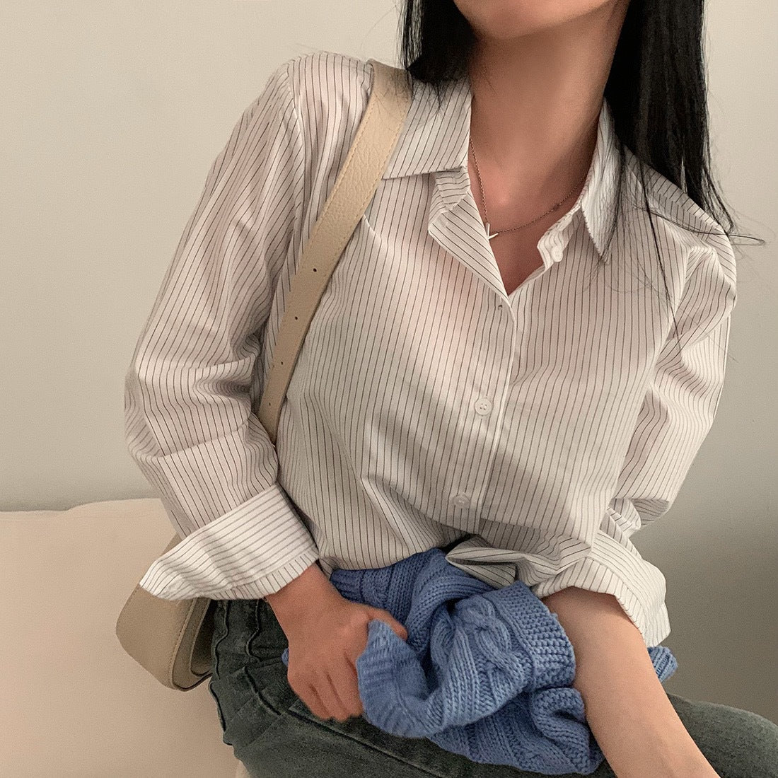 Women Striped Shirt