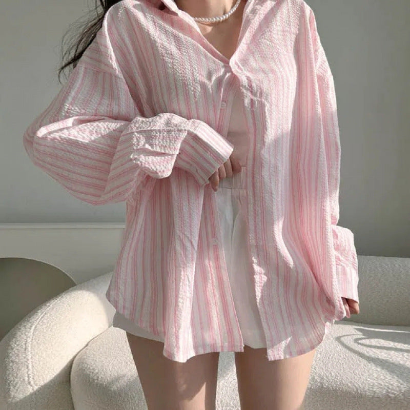 Women Striped Shirt
