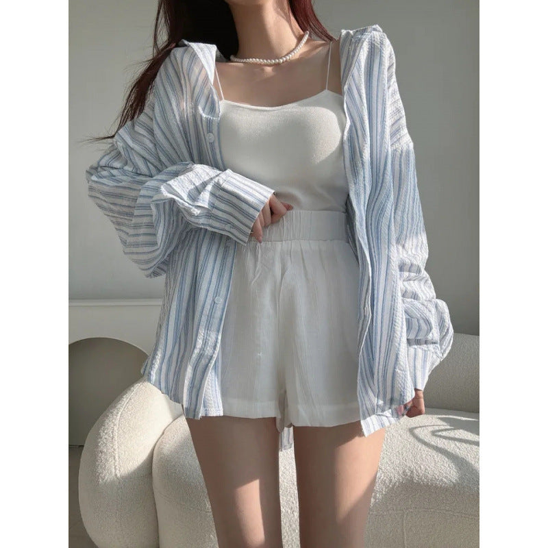 Women Striped Shirt