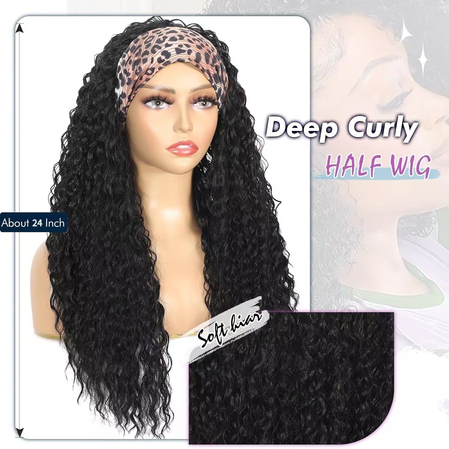 Women Synthetic Curly Wig Cap
