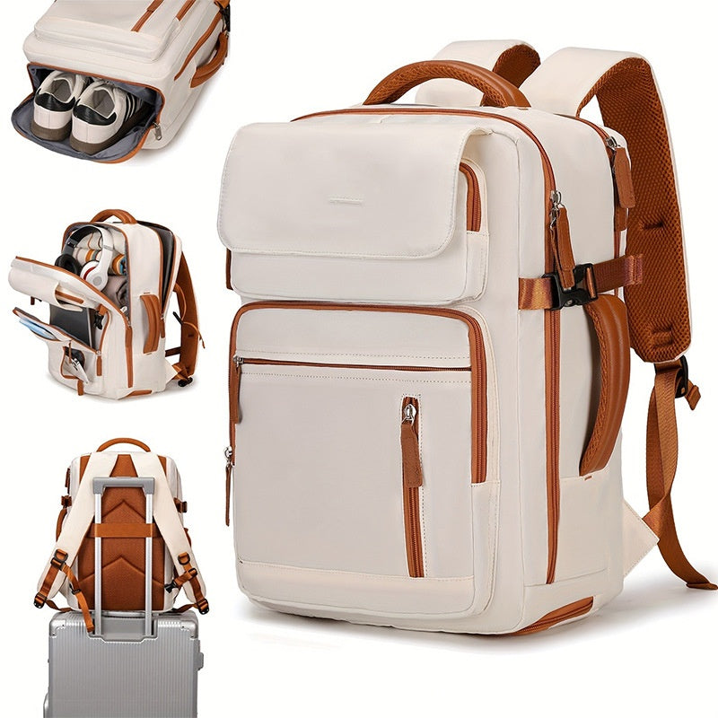 Women Travel Backpack with Shoe Compartment for Laptop