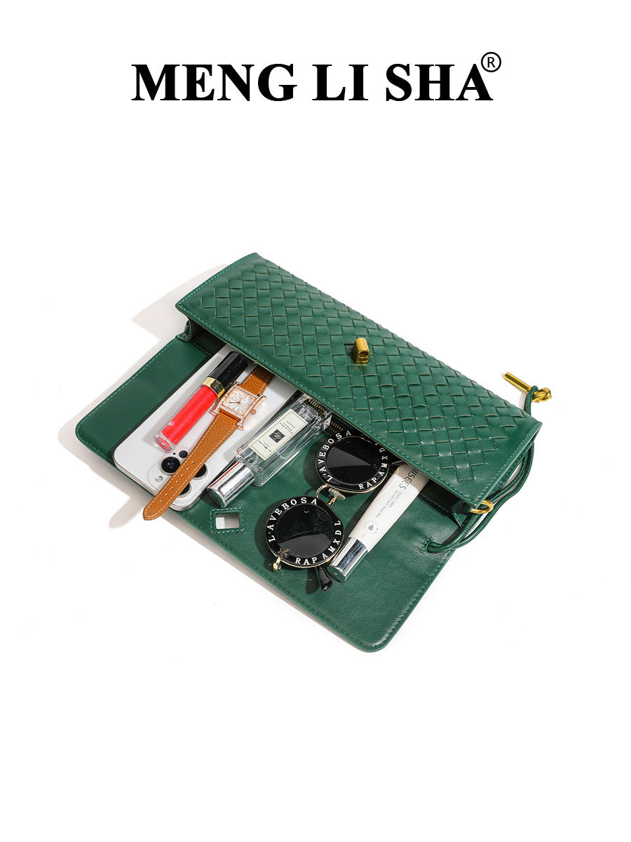 Women Woven Handbag Shoulder Crossbody Bag