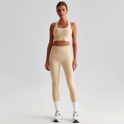 Women Yoga Fitness Set Sports Bra and Leggings