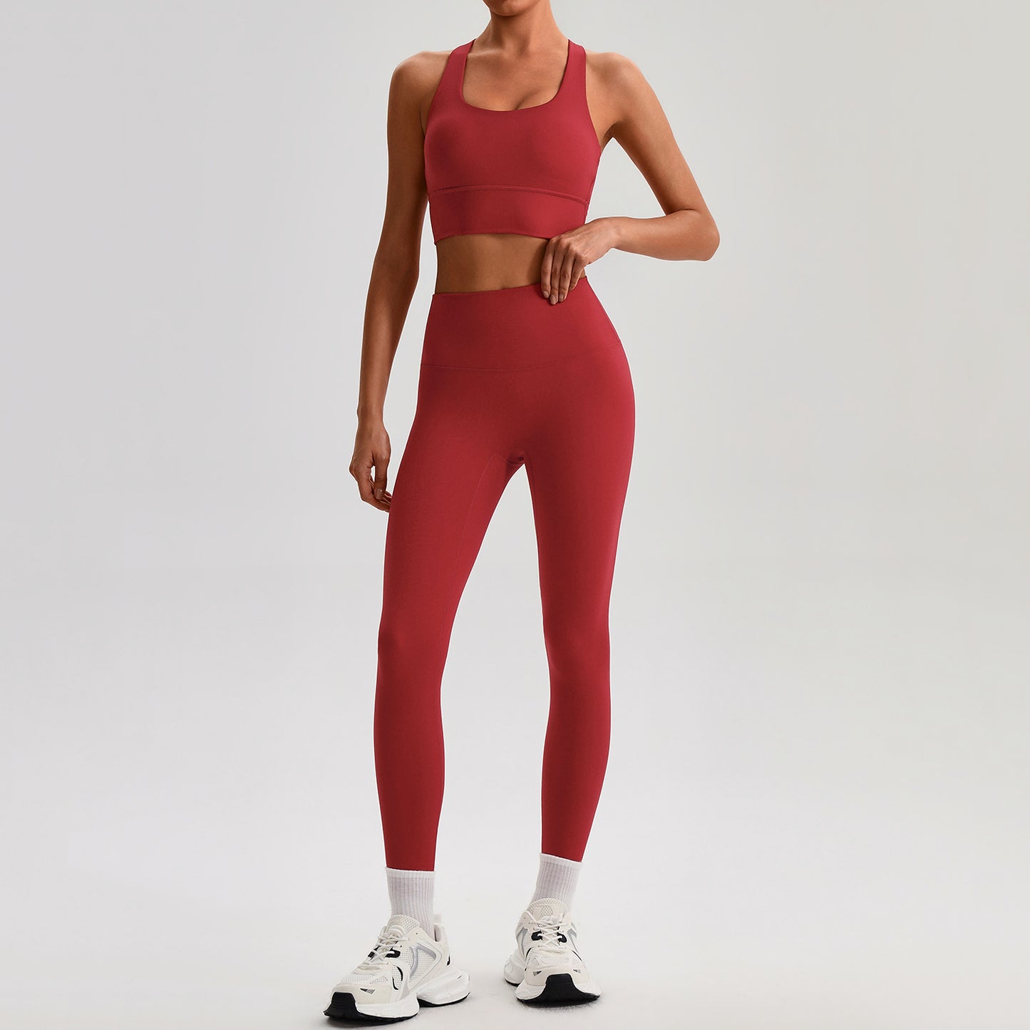 Women Yoga Fitness Set Sports Bra and Leggings