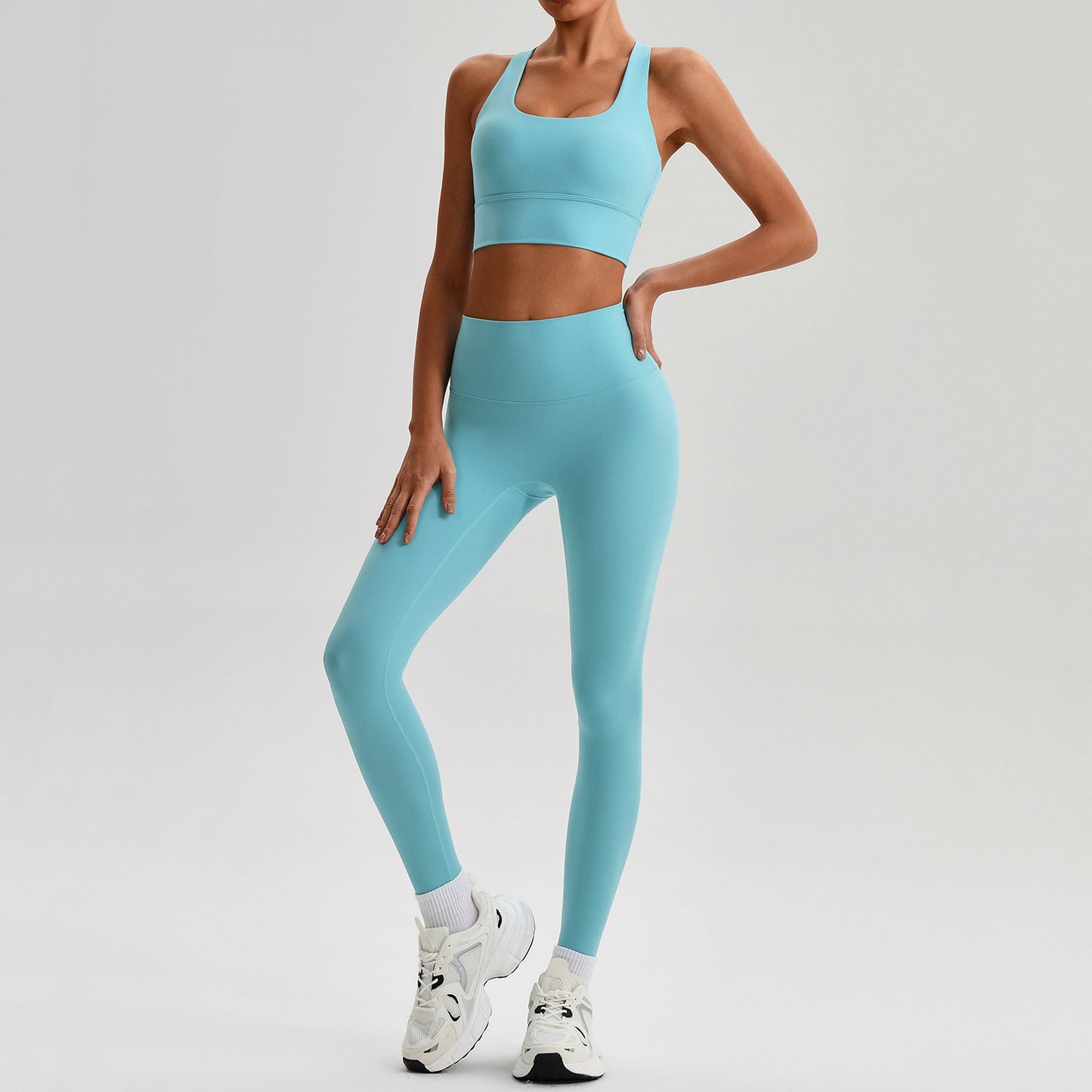 Women Yoga Fitness Set Sports Bra and Leggings