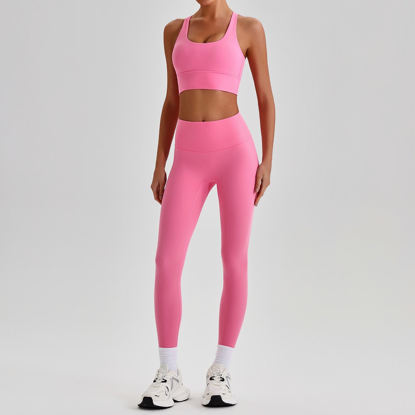 Women Yoga Fitness Set Sports Bra and Leggings