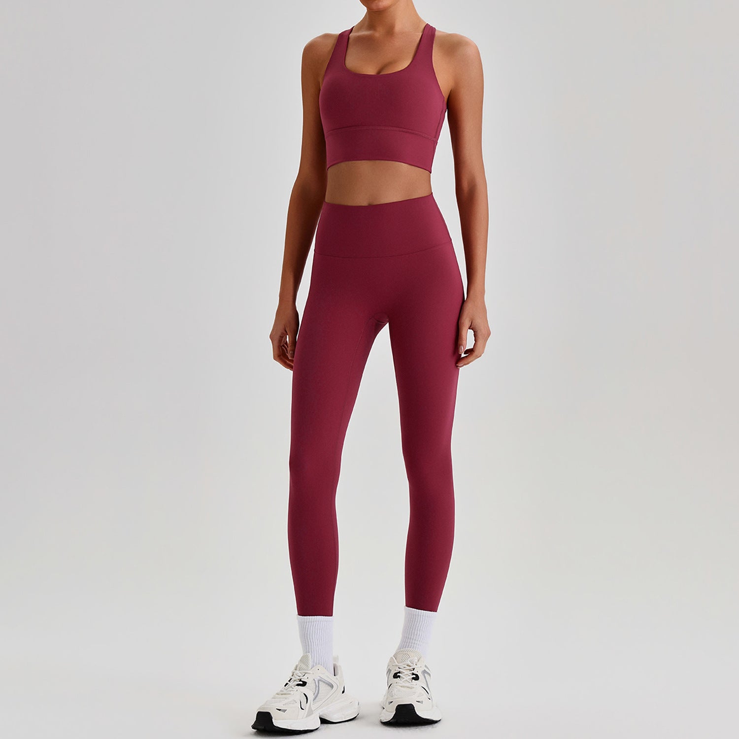 Women Yoga Fitness Set Sports Bra and Leggings
