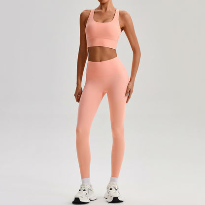 Women Yoga Fitness Set Sports Bra and Leggings