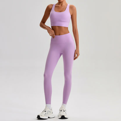 Women Yoga Fitness Set Sports Bra and Leggings